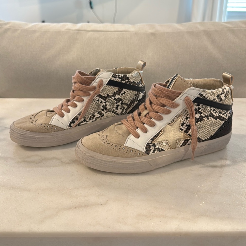 High top sneakers